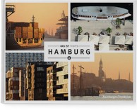 Buchgestaltung mit Karte und Icons für das Hamburger Abendblatt