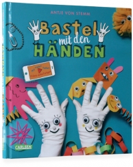 Buchgestaltung für ein Bastelbuch von Antje von Stemm im Carlsen Verlag